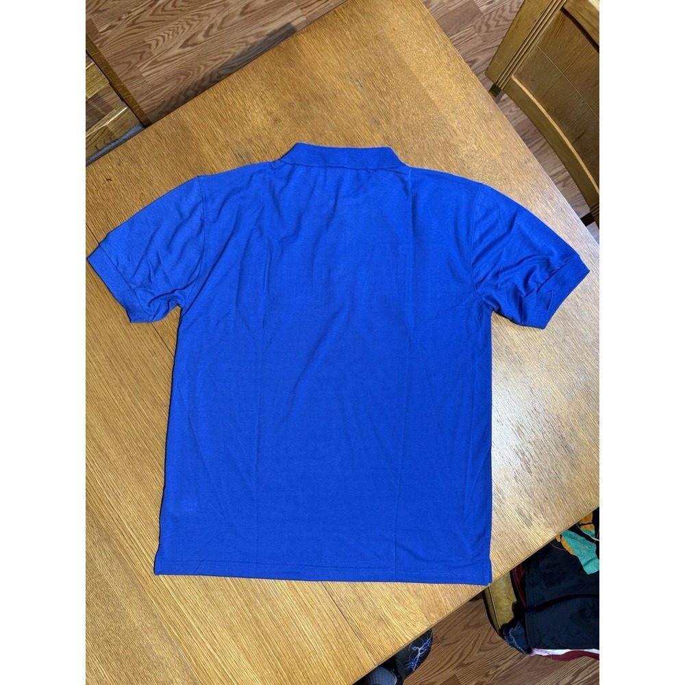 Italia Polo Shirt Mens XL Blue Italy Soccer Flag Embroidered NWT - Picture 6 of 8
